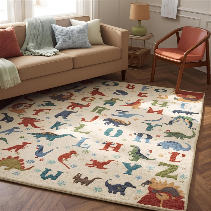 Dino Learning Area Rug