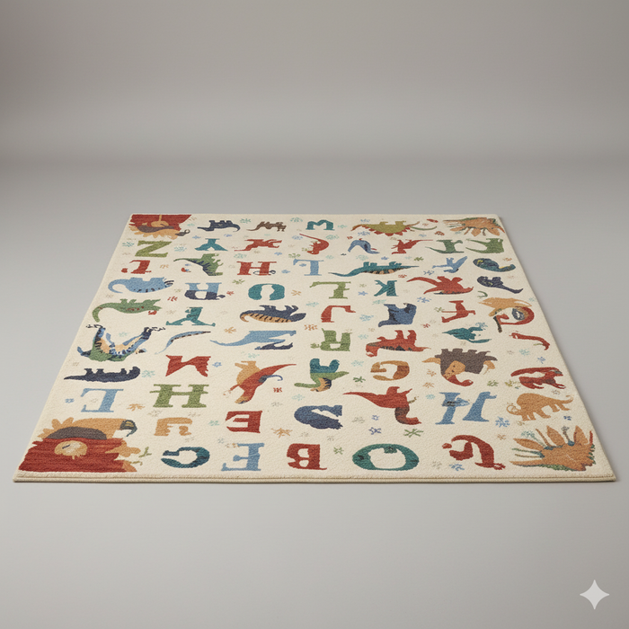 Dino Learning Area Rug
