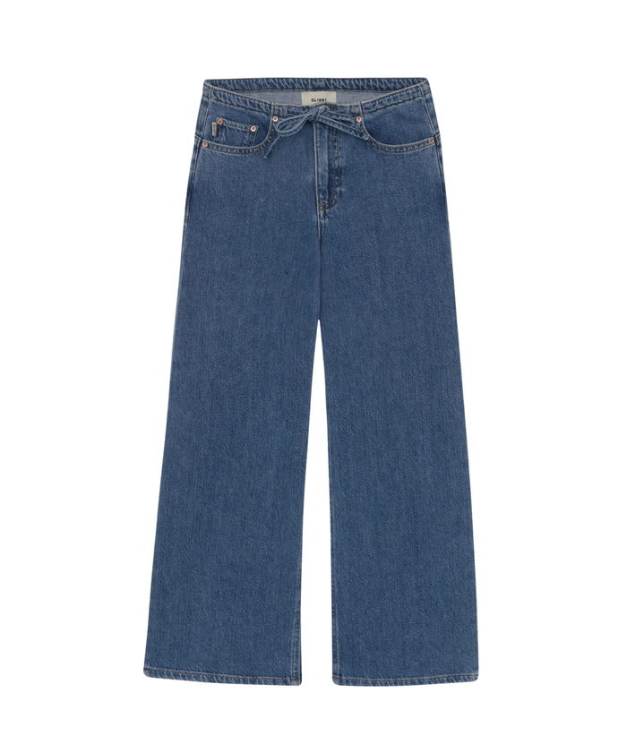 DL1961 Girls Frankie Denim Dream Aura Low Slung Wide Leg Jeans Girls Denim DL1961