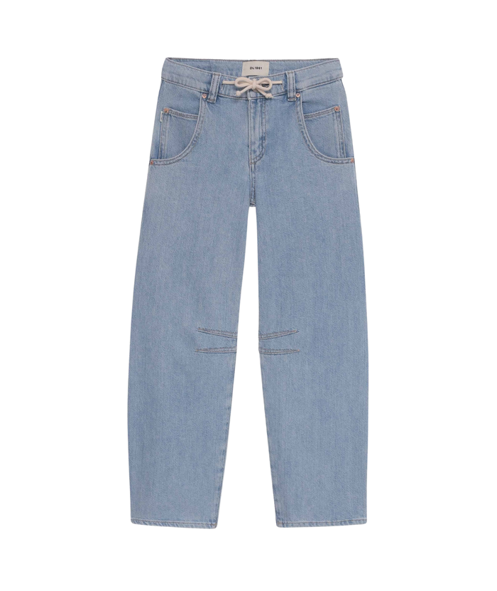 DL1961 Girls Lilia Beachwave Aura Drawcord Barrel Leg Jeans Girls Denim DL1961
