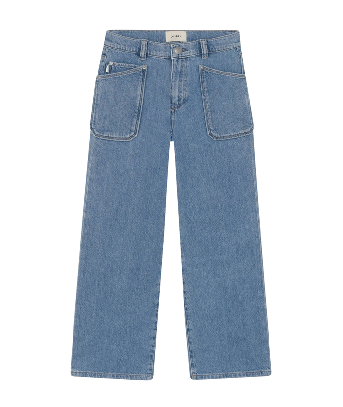 DL1961 Girls Lily Skyfade Aura Wide Leg Jeans Girls Denim DL1961