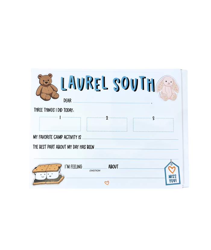 Don't Be Jelly Camp Name Fill In Notecards Pack of 8 Camp A Wink and a Nod Multi Laurel South