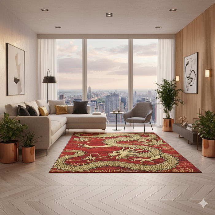 Dragon Harmony Area Rug