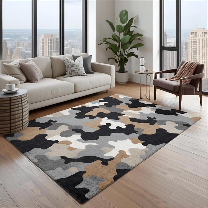 Dust Gray Area Rug