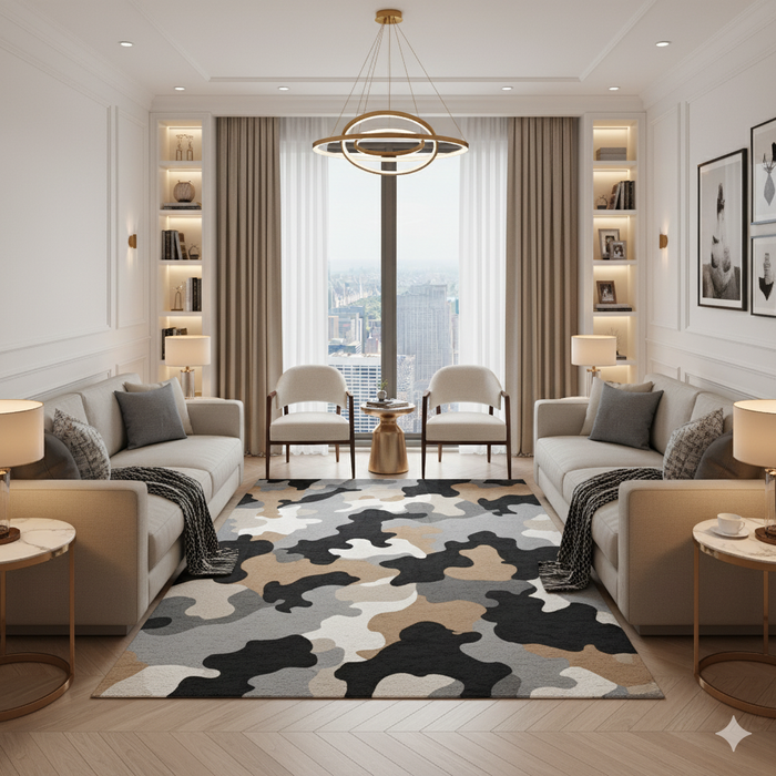 Dust Gray Area Rug