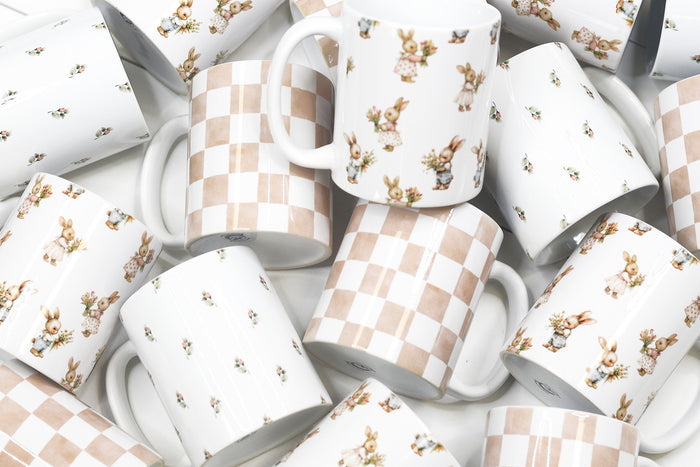 Easter Full Wrap Set Mugs