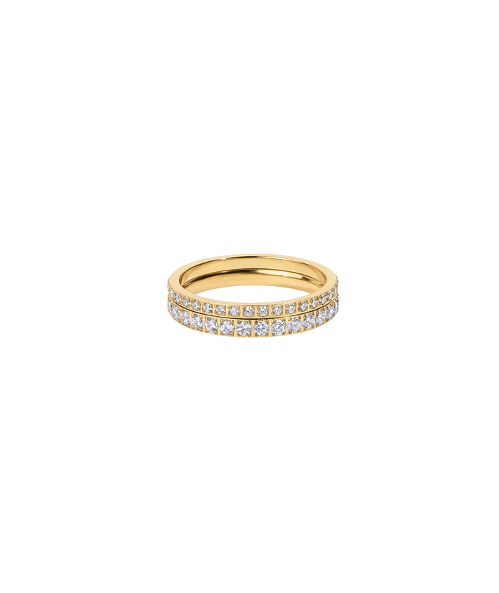 Electric Picks Sloane Set of 2 Rings Jewelry - Trend Electric Picks Gold Rings/5