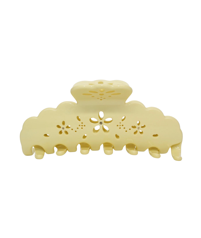 Emi Jay Big Effing Clip in Citrine Fleur Eyelet Accessories Emi Jay Floral
