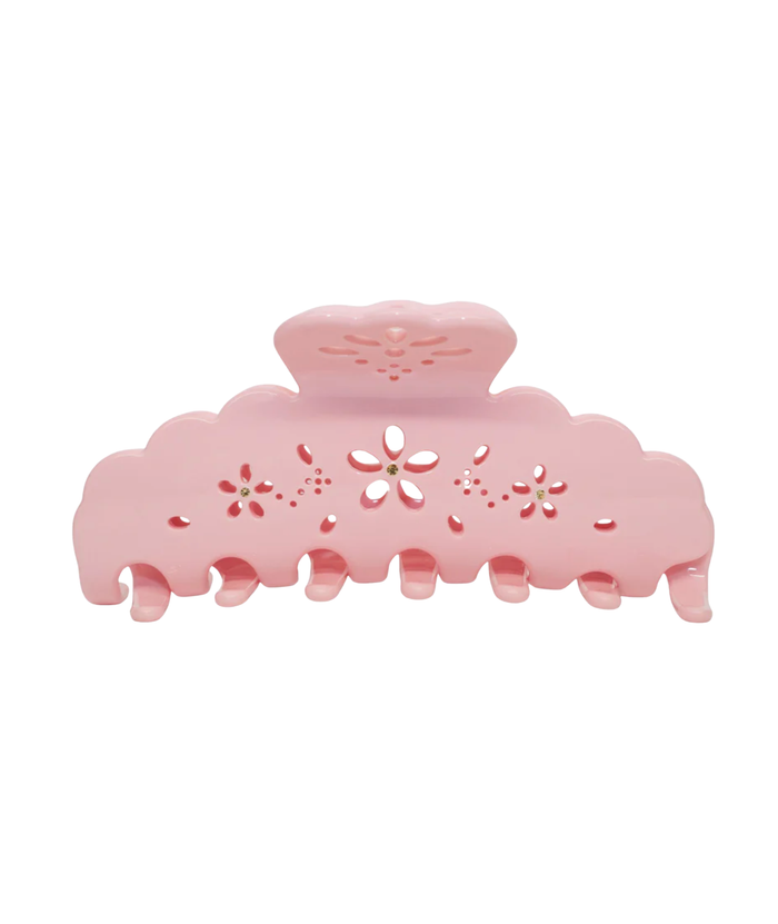 Emi Jay Big Effing Clip in Rose Fleur Eyelet Accessories Emi Jay Floral