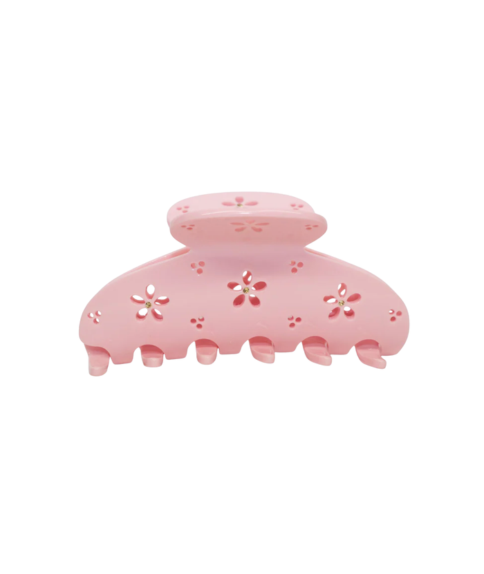 Emi Jay Lil Effing Clip in Rose Petal Eyelet Accessories Emi Jay Floral