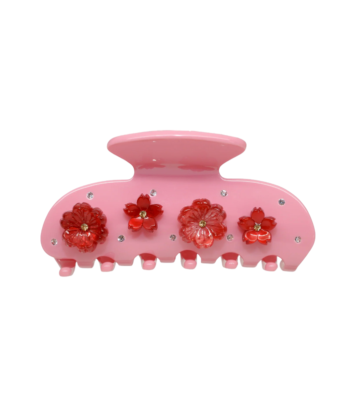 Emi Jay Sweetheart Clip in Palm Blossom Accessories Emi Jay Multi