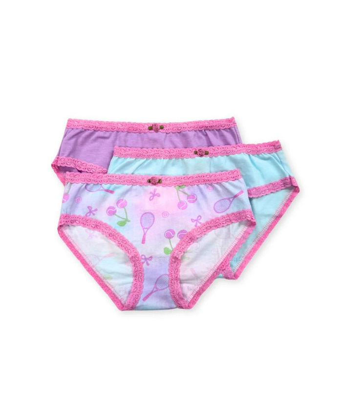 Esme Girls Panty Set Cherry Tennis Accessories Esme Multi Y/L (7/8)