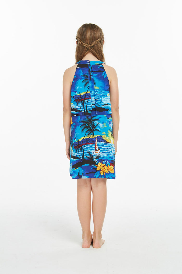 Father Daughter Nani Set Sunset Blue