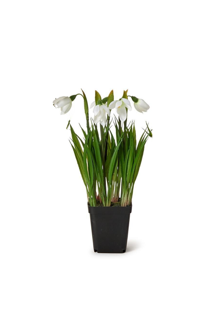 Faux Spring Potted Flowers