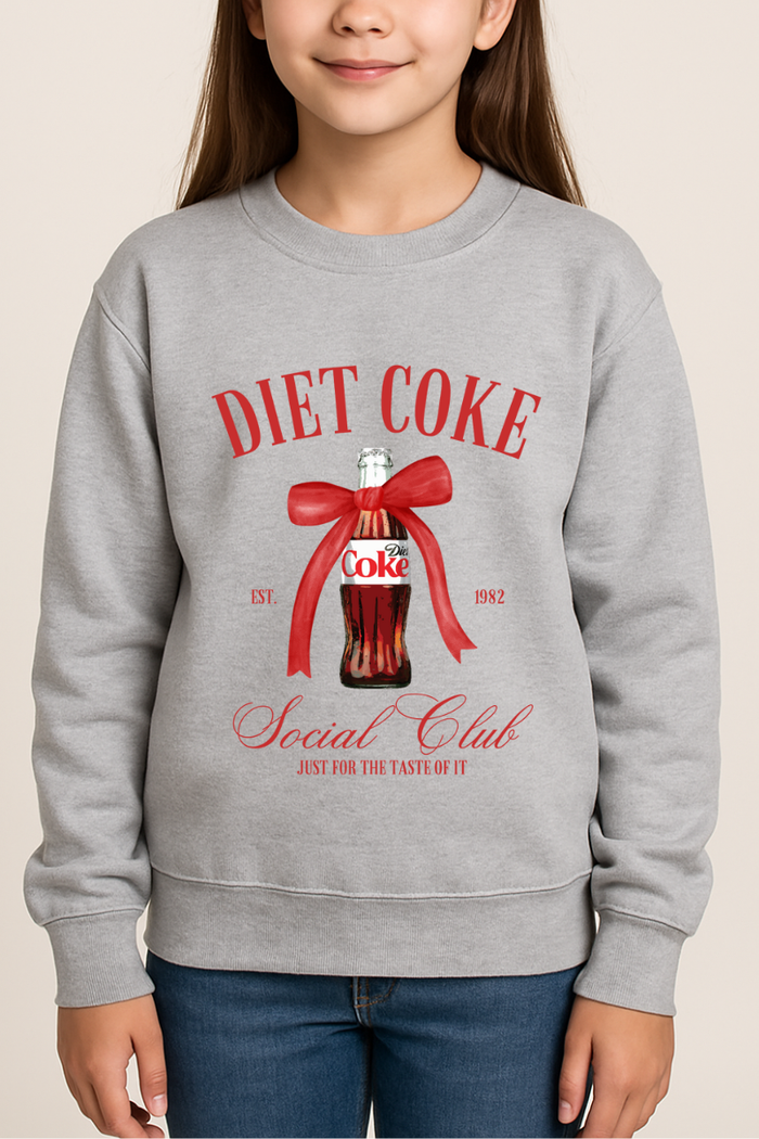 Favorite Diet Soda Graphic Sweatshirt - Girls