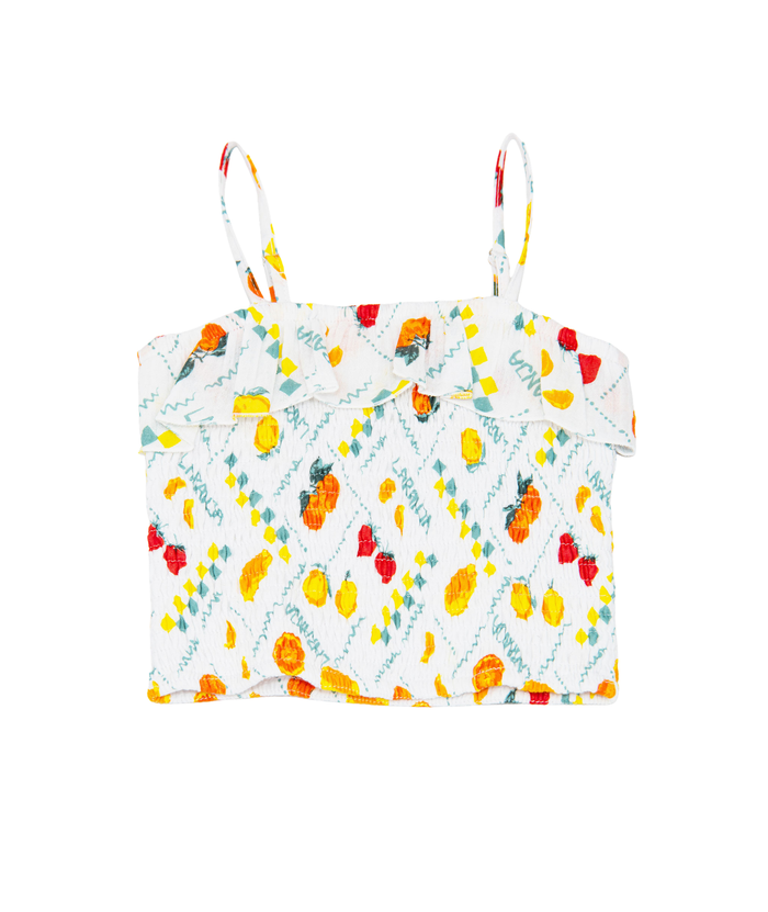 FBZ Girls Capri Fruit Smock Top Distressed/seasonal girls FBZ Flowers By Zoe