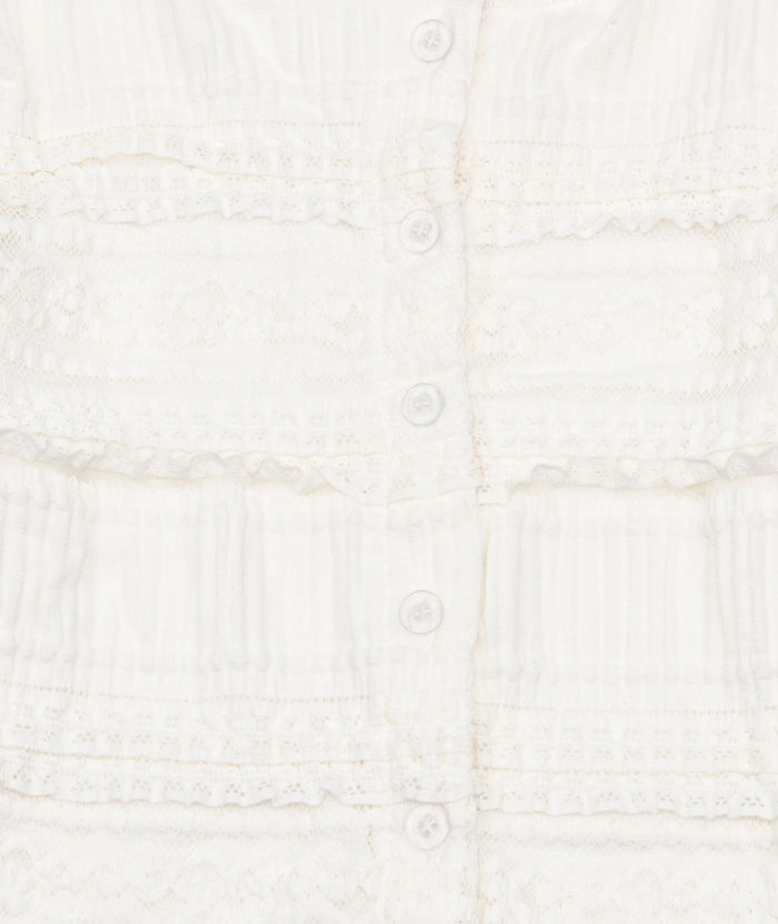 FBZ Girls Carrie Ruffle Line Lace Cardigan Distressed/seasonal girls FBZ Flowers By Zoe