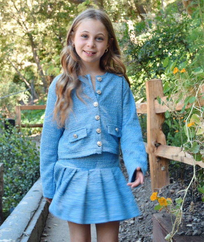 FBZ Girls Georgina Tweed Jacket Distressed/seasonal girls FBZ Flowers By Zoe