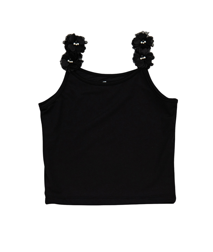 FBZ Girls Zelda Rosettes Tank Girls Special Tops FBZ Flowers By Zoe