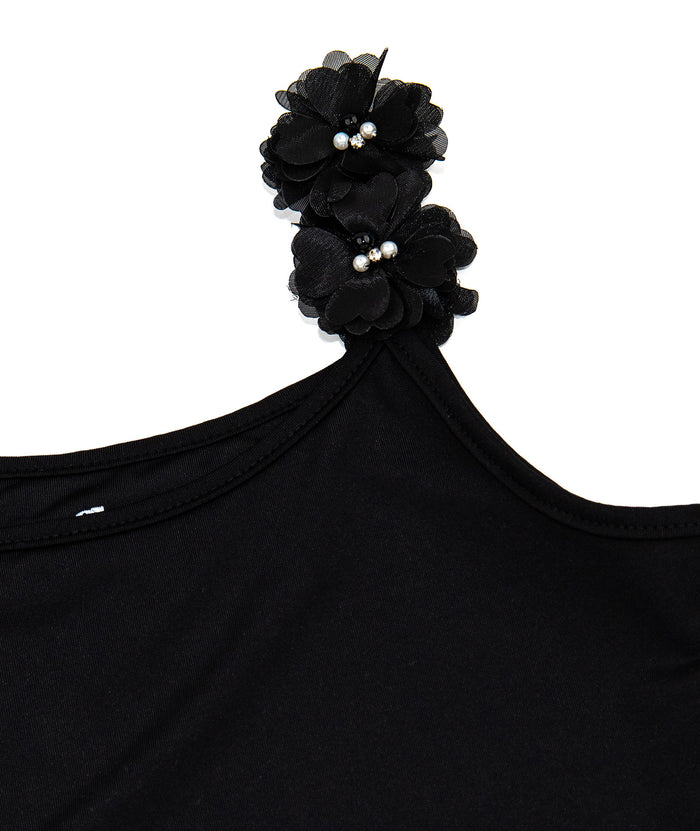 FBZ Girls Zelda Rosettes Tank Girls Special Tops FBZ Flowers By Zoe