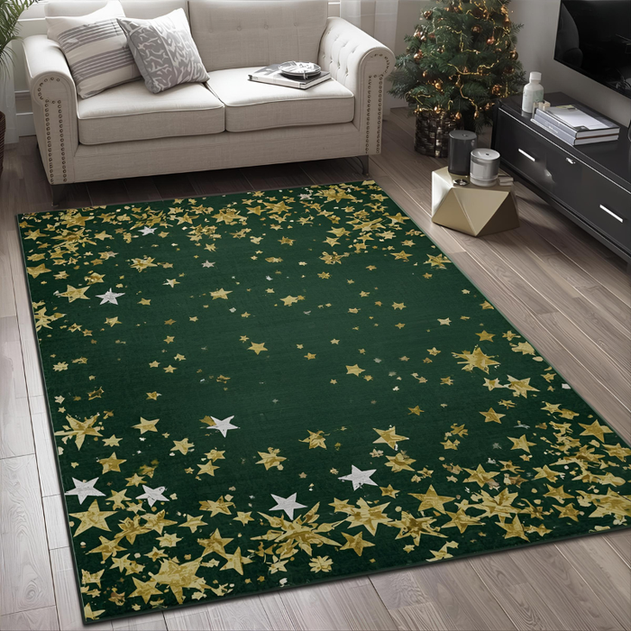 Festive Star Cluster Area Rug