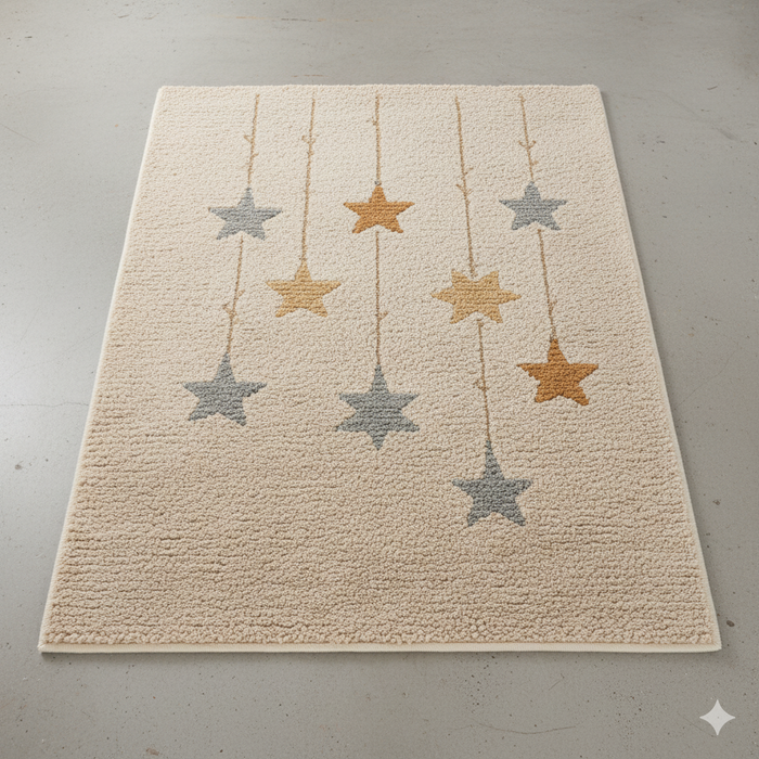Festive Star Garland Area Rug