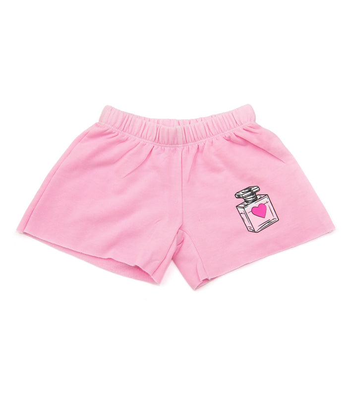 Firehouse Girls Frankie's Glam Girl Fleece Shorts Girls Casual Bottoms Firehouse Ice Pink Y/4