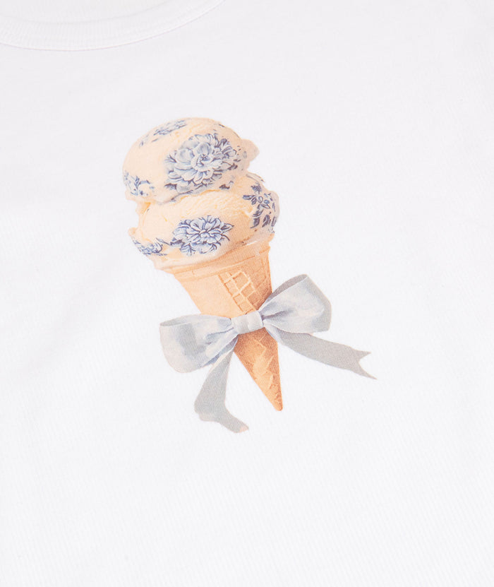 Firehouse Girls Ice Cream Party Rib Tee Distressed/seasonal girls Firehouse