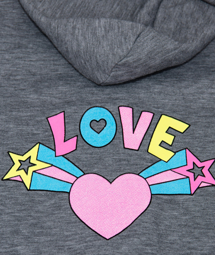 Firehouse Girls Love Burst Zip Hoodie Girls Casual Tops Firehouse