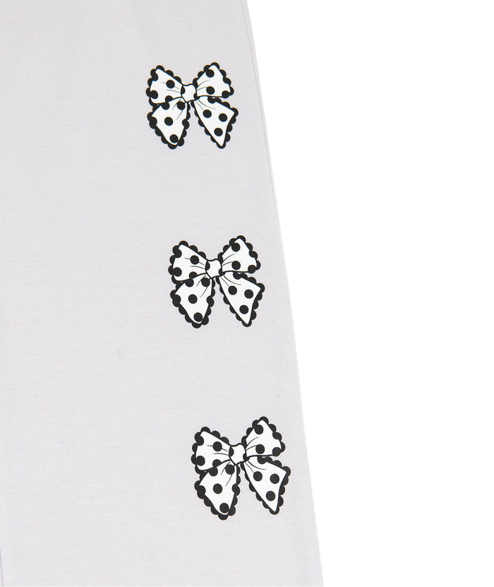 Firehouse Girls Polka Dot Bow Trio Wide Leg Sweatpants Distressed/seasonal girls Firehouse