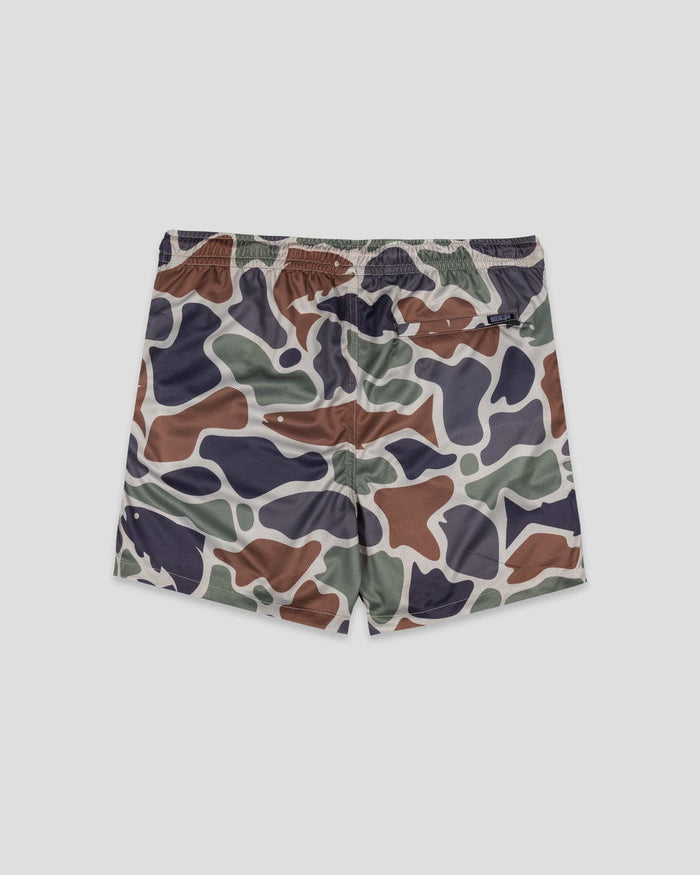 Fishing Club Angler Camo Diamond Air Mesh Shorts - Youth