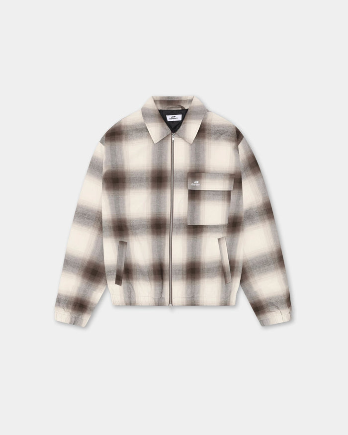 Flannel Jacket, Women - Brown Check