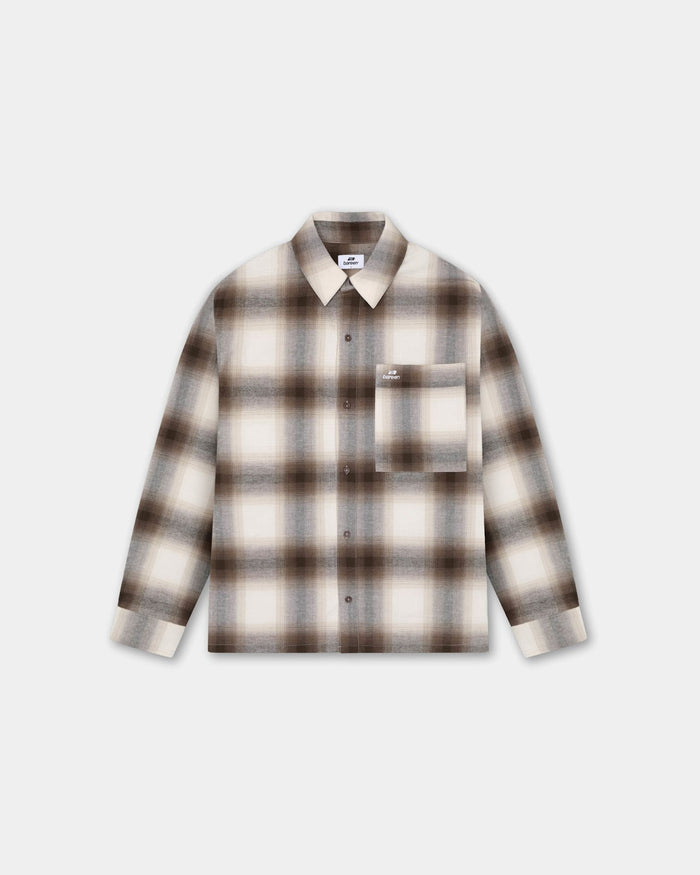 Flannel Shirt, Women - Brown Check