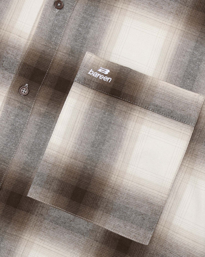 Flannel Shirt, Women - Brown Check