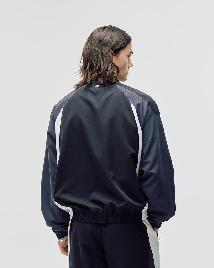 Football Track Jacket, Men - Black