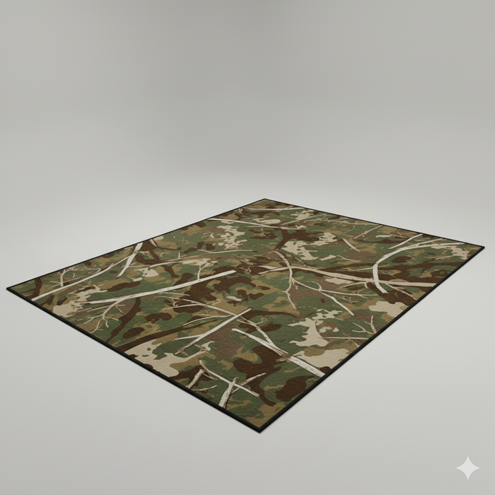 Forest Camo Area Rug