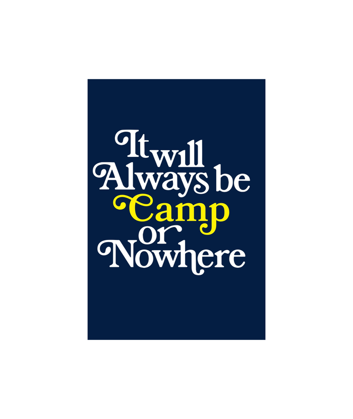 Frankie's Camp Card Camp or Nowhere Camp Sunny Marshmallow Multi