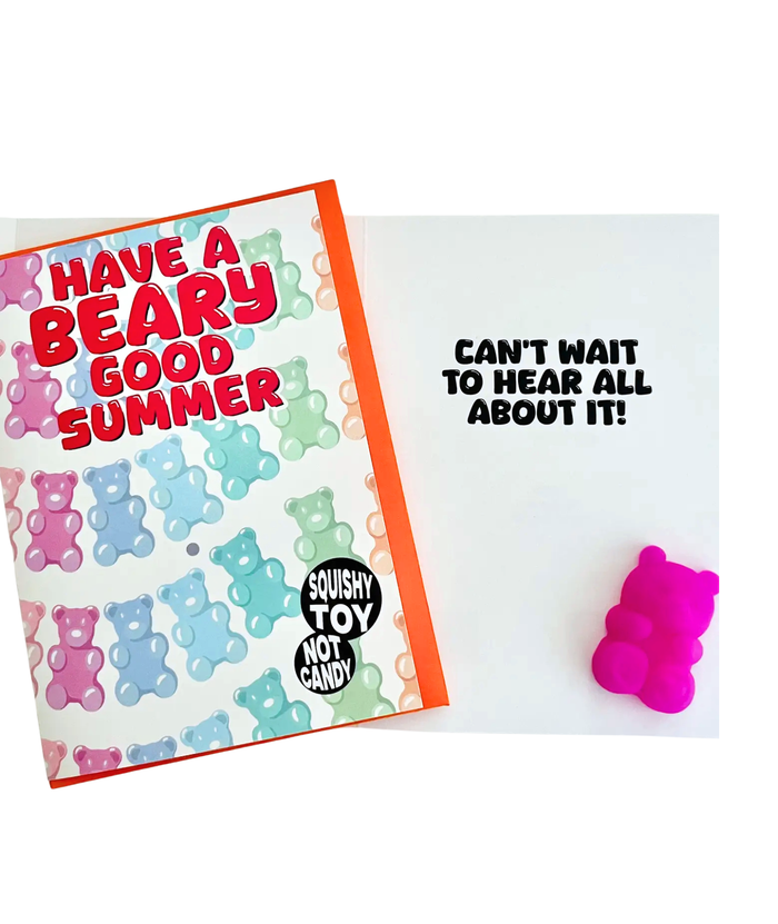 Frankie's Camp Card Have a Beary Good Summer Camp Sunny Marshmallow Multi