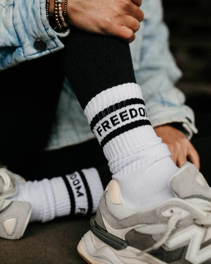 Freedom - John 8:36 Crew Socks