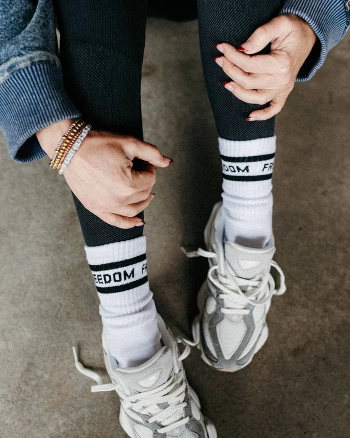 Freedom - John 8:36 Crew Socks