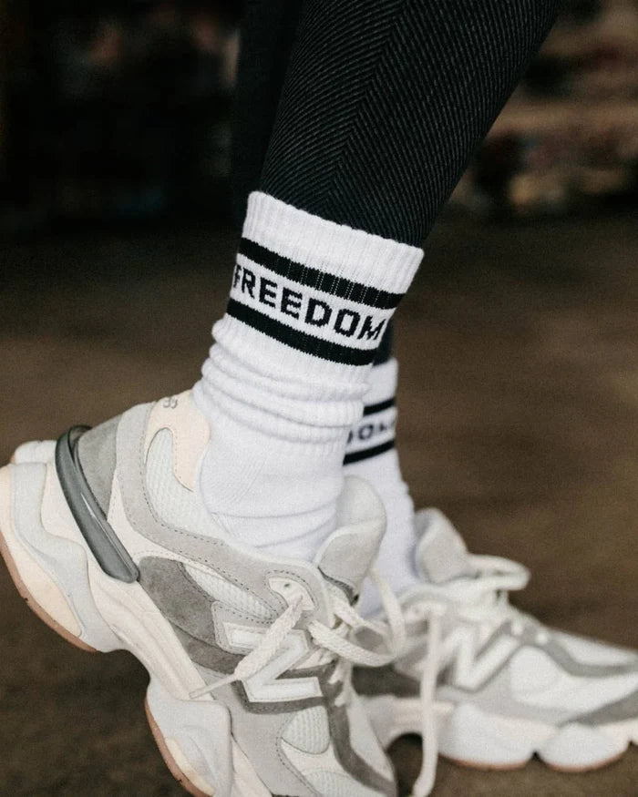 Freedom - John 8:36 Crew Socks