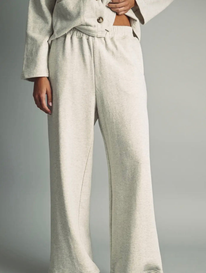 French Terry Sweats - Melange Grey