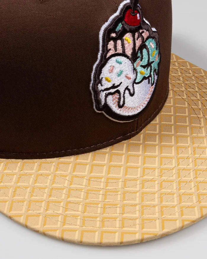 Frozen Treats Ice Cream Sundae Cap (Chocolate) - Youth