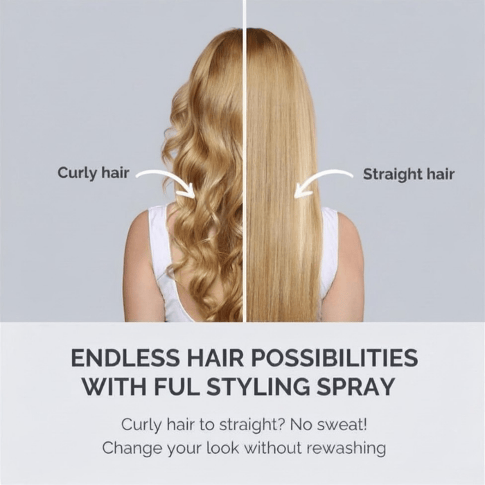 FUL Styling Spray 100ml – Heat Protectant & Volumising Mist for Frizz-Free Daily Styling - The LTL Shop