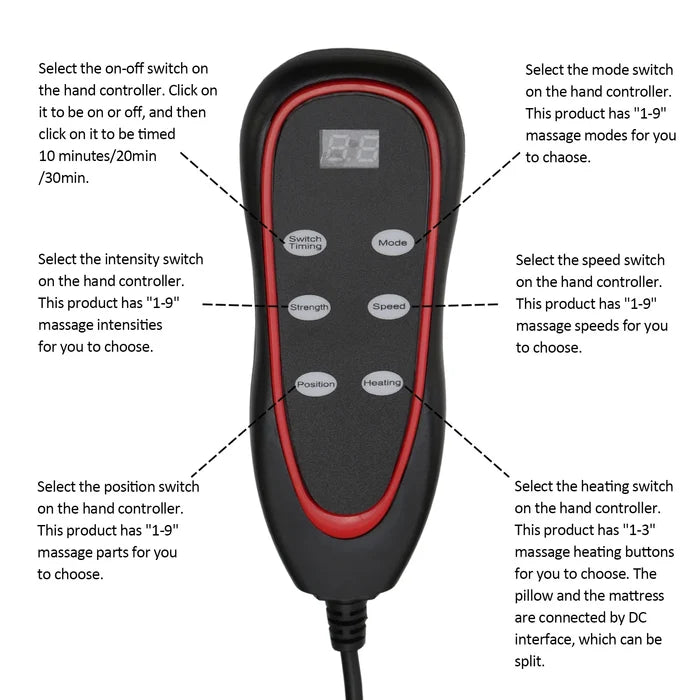 Full Body Massage Mat With Heat