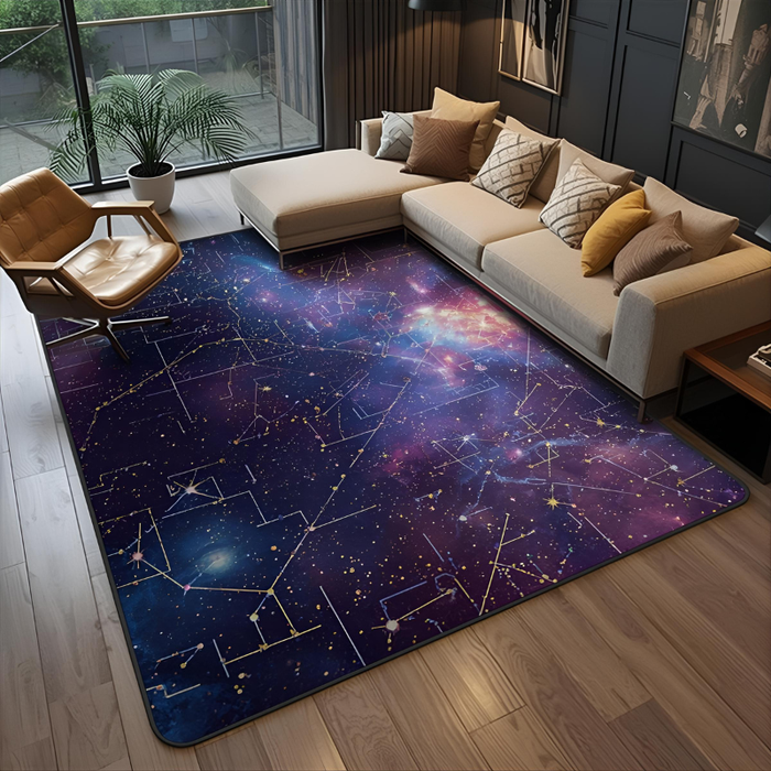 Galaxy Map Area Rug
