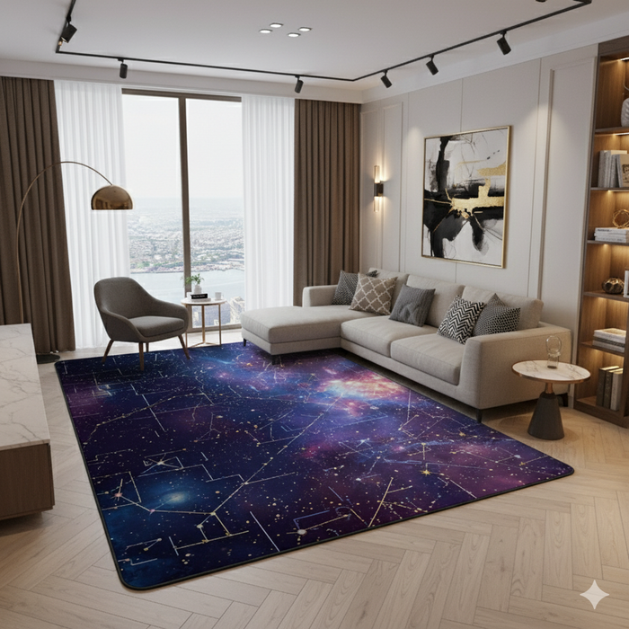 Galaxy Map Area Rug