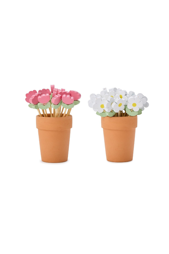 Garden Blooms Cocktail Picks