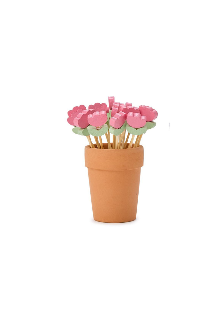Garden Blooms Cocktail Picks