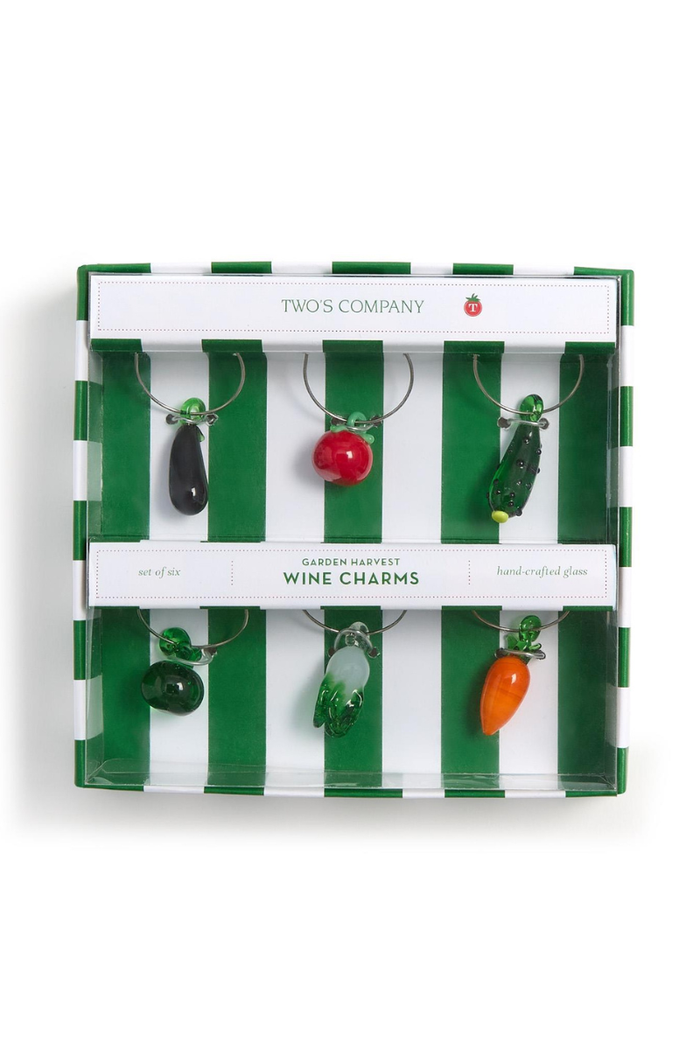 Garden Harvest Wine Charms
